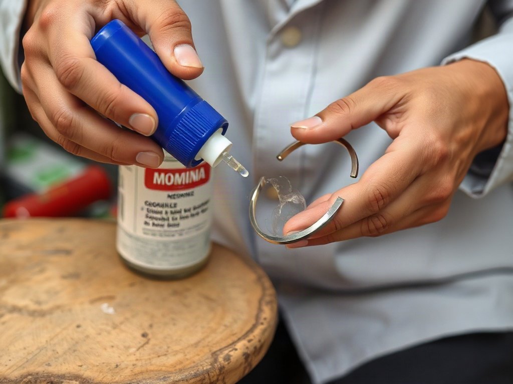 Người Việt làm sạch vòng bạc với dung dịch ammonia.