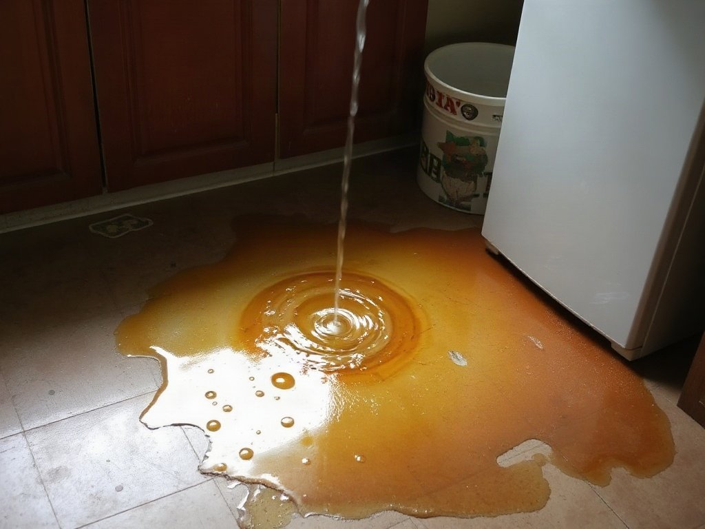Nước nóng đổ lên vết dầu mỡ trong bếp Việt Nam
