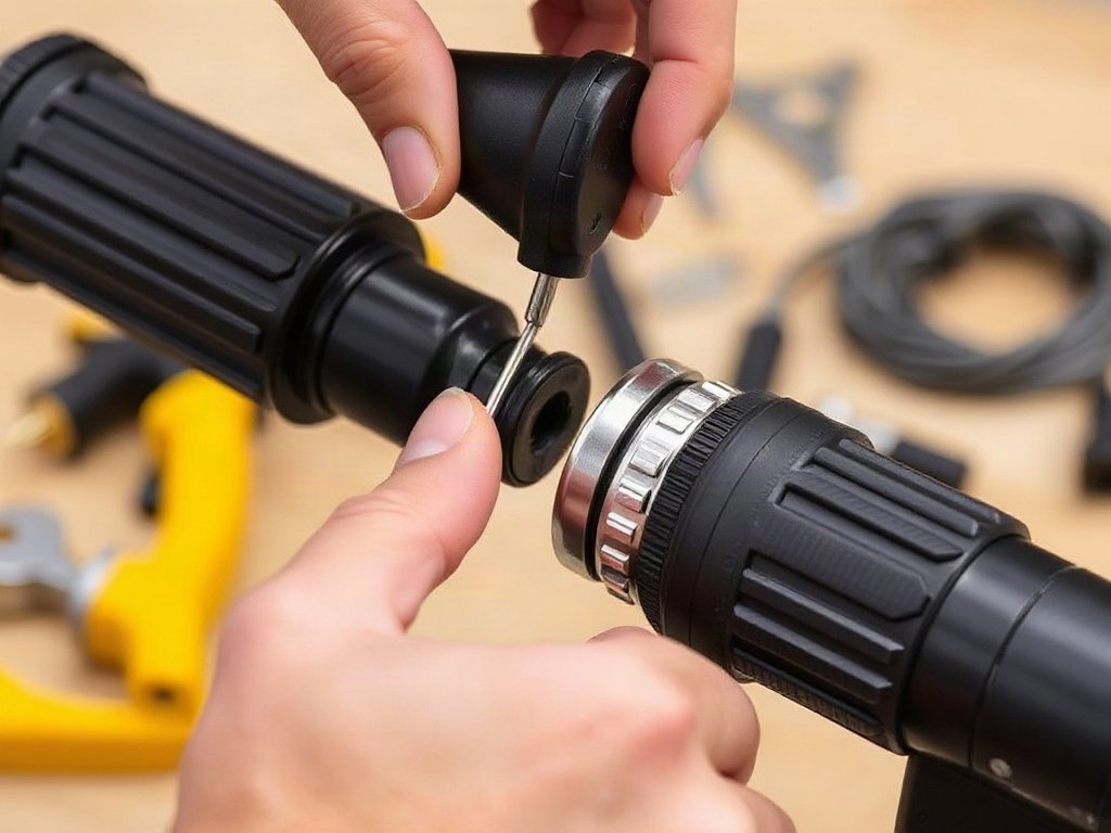 Tháo rời và làm sạch đầu phun của máy rửa xe