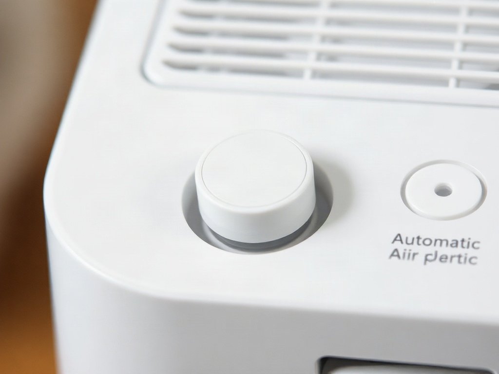 Bảng điều khiển của máy lọc không khí mini đặt chế độ tự động