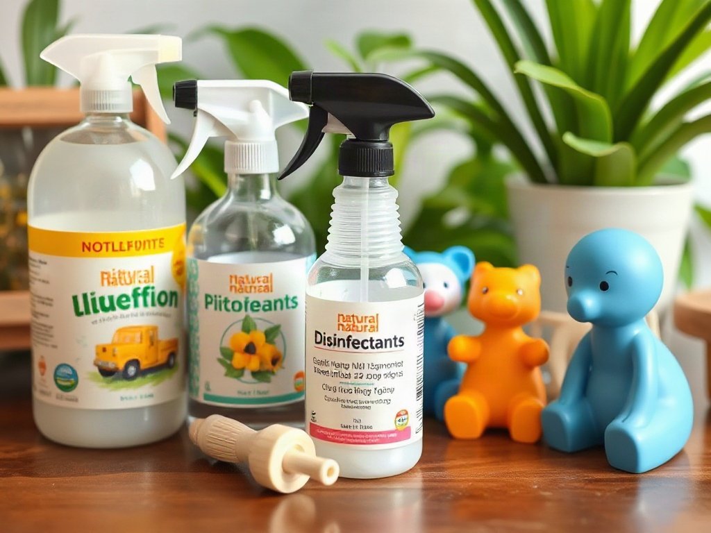 Bộ chất khử trùng tự nhiên và việc ứng dụng chúng lên đồ chơi nhựa.