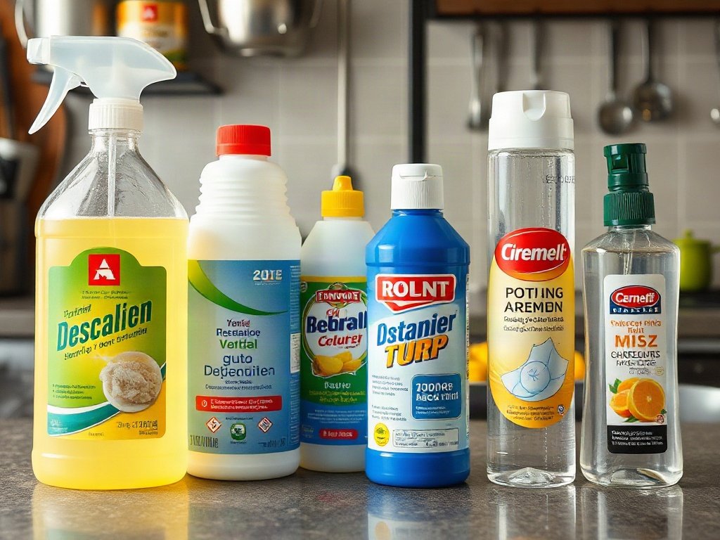Các sản phẩm và chất tẩy cặn vôi trong bếp Việt