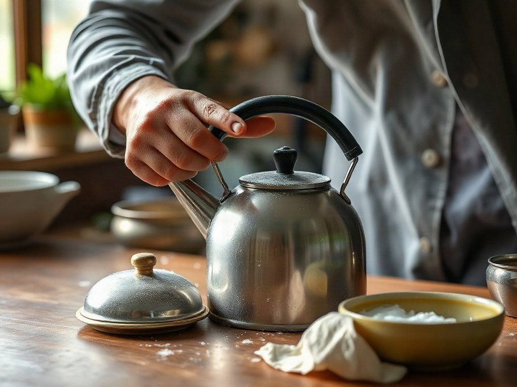 Cách Vệ Sinh Ấm Siêu Tốc Bị Cặn Vôi Hiệu Quả