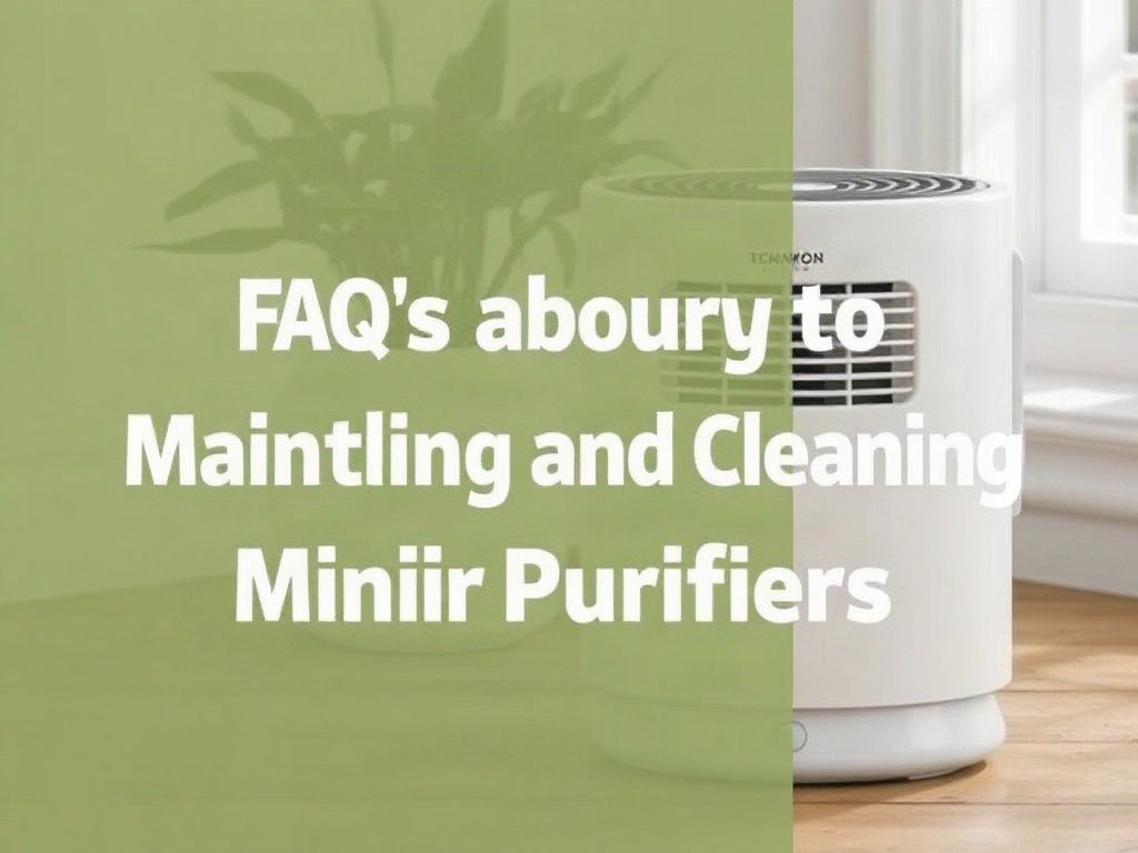 Câu hỏi thường gặp về bảo dưỡng và vệ sinh máy lọc không khí mini