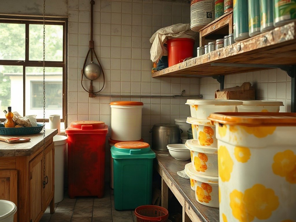 Cách làm sạch hộp nhựa bị dính dầu trong bếp Việt Nam