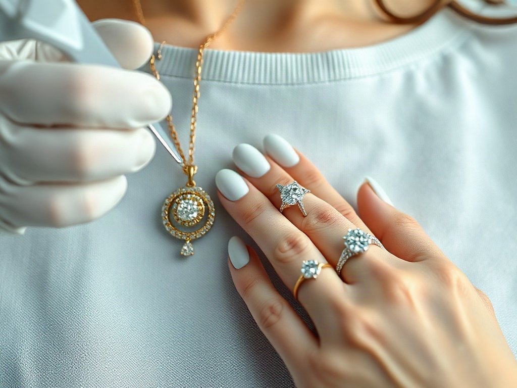 Công năng thực tế của việc làm sạch vòng cổ và nhẫn kim cương