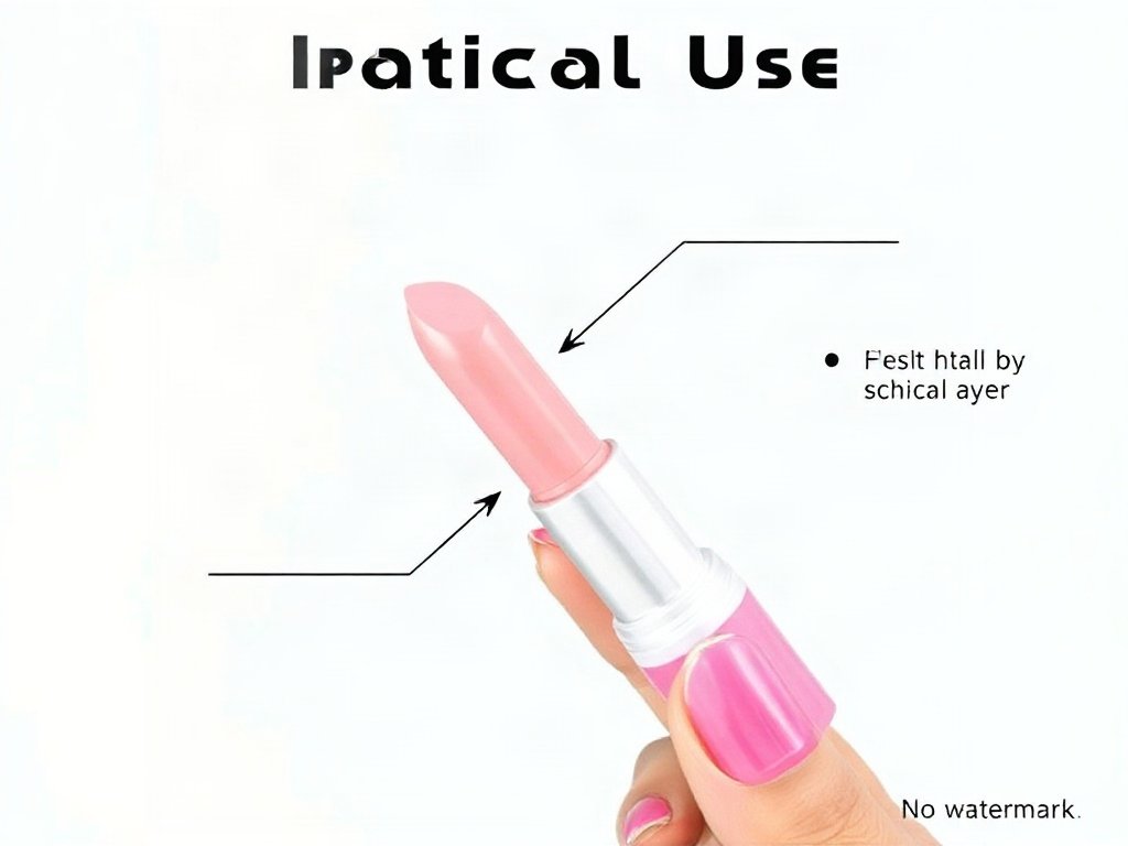 Kích thước và công năng tẩy vết son môi
