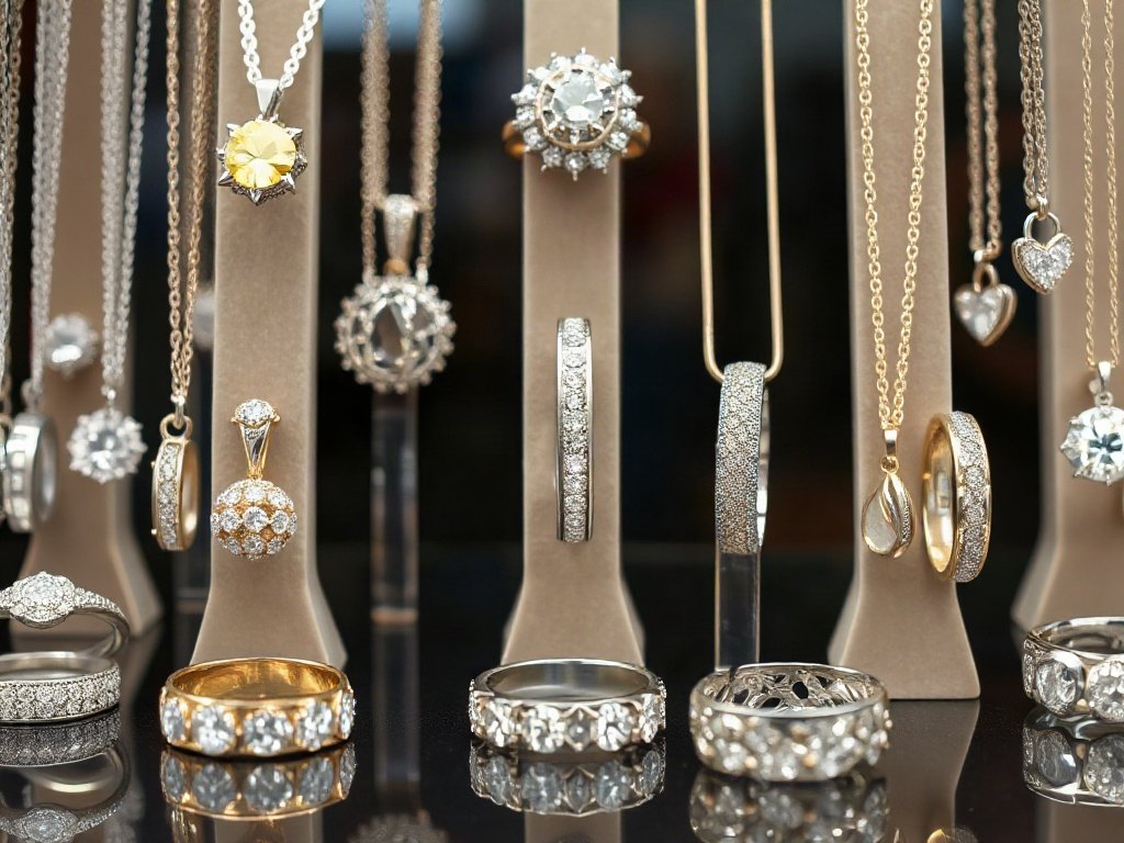 Bố cục gợi ý chọn mua và bảo quản trang sức vàng trắng
