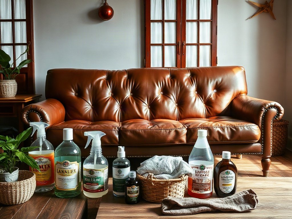 Gợi ý bố cục chọn mua và bảo quản ghế sofa da truyền thống.