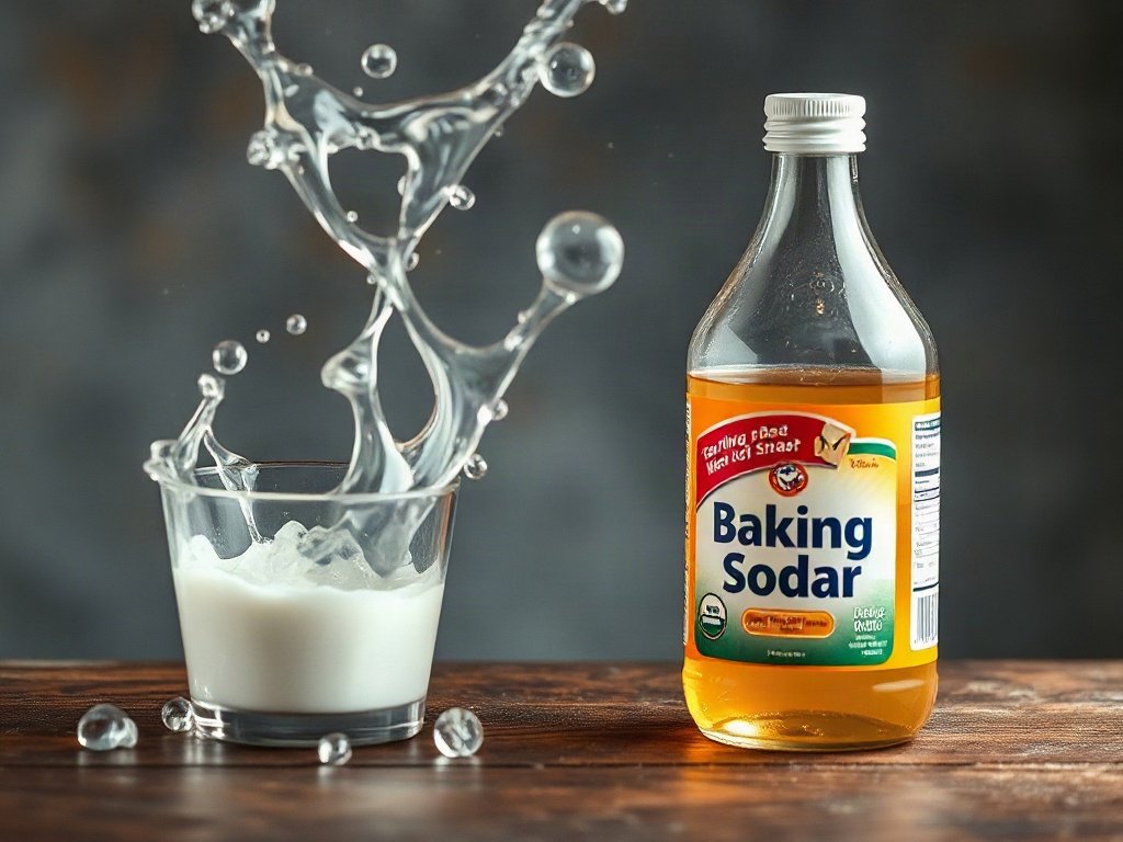 Phản ứng hóa học giữa baking soda và giấm